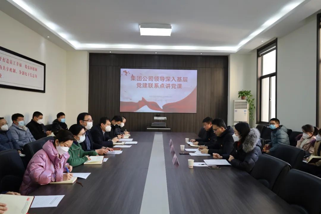 集團公司領(lǐng)導蒞臨省電子所講授專題黨課